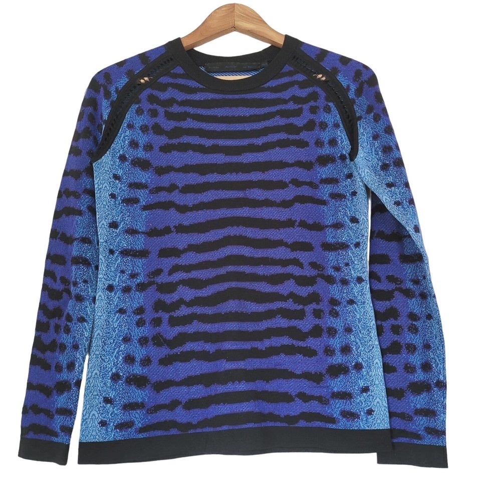Proenza Schouler Blue and Black Sweater